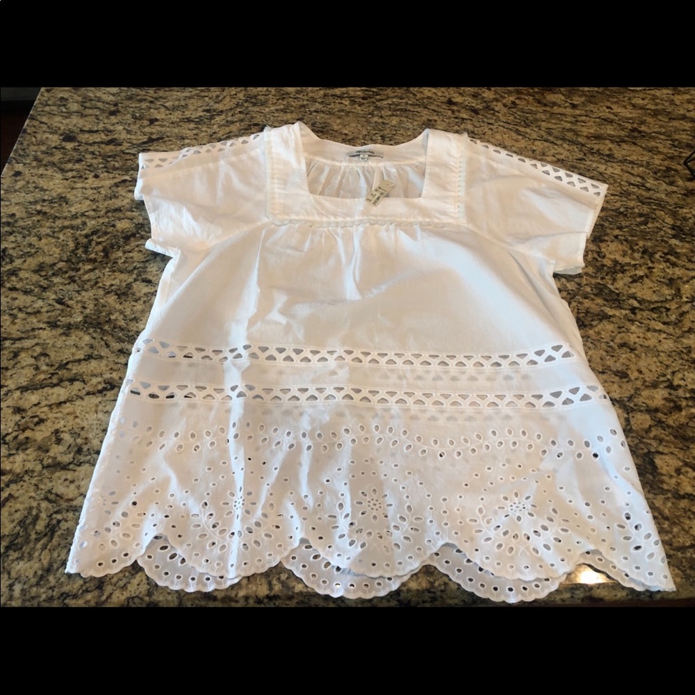 Madewell Eyelet Angelica Top